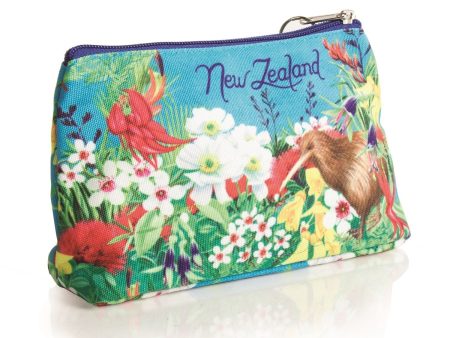 Cosmetic Bag Kiwi Bird and Flowers Online