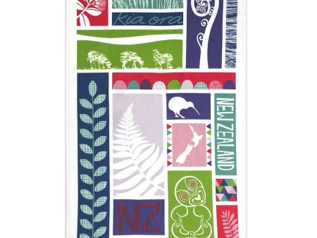 Tea Towel-Fern and Tiki Sale