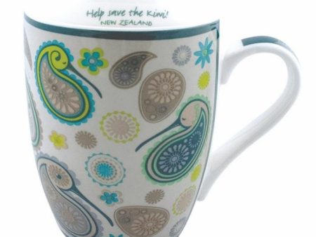 Coffee Cup Paisley Kiwi Sale