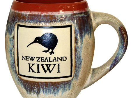 Reactive Glaze Kiwi Mug-Red Fashion