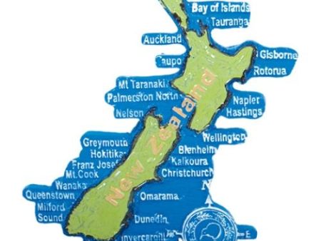 Magnet New Zealand Map&Cities Sale