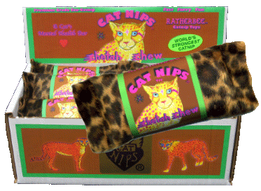 Ratherbee Soft Chetah Fur Catnip Bar Supply