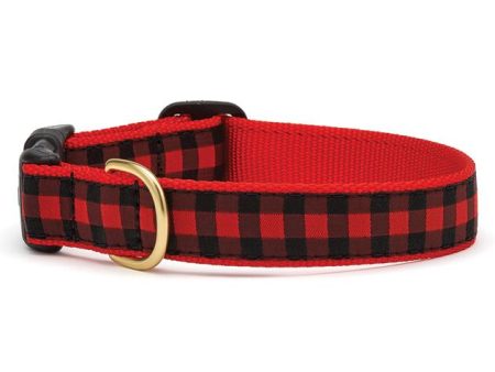 Up Country Dog Collar Buffalo Check Online Sale