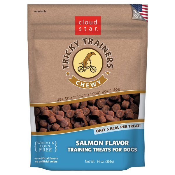 Cloud Star Tricky Trainers Chewy Dog Treats Salmon Discount