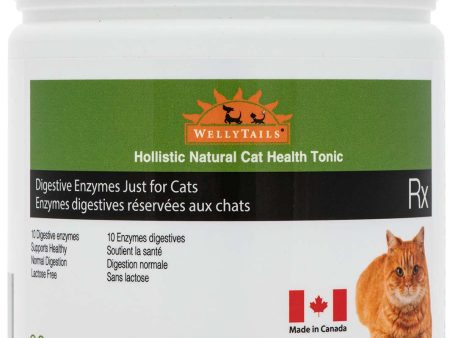 WellyTails Digestive Enzymes Just for Cats 90g on Sale