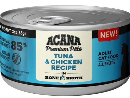 Acana Cat Grain Free Pate Can Food Tuna & Chicken Online now