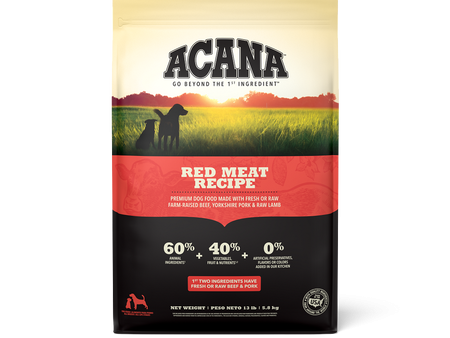 Acana 60% Grain Free Dog Dry Food Red Meat Supply