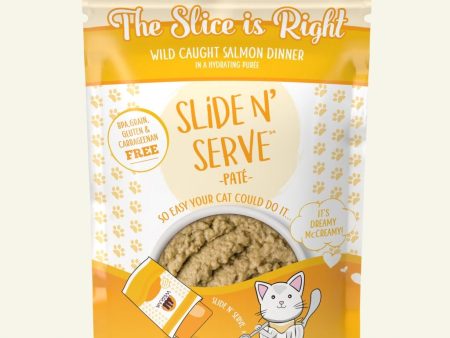 Weruva Slide N Serve Pate Grain Free Cat Wet Food Slice is Right Wild Caught Salmon Pouch For Cheap