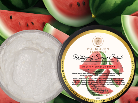 Sweet Watermelon Sugar Whipped Sugar Scrub Online now