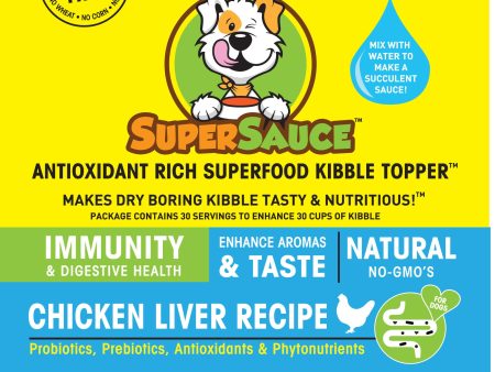 SUPERSAUCE™ Chicken Liver + PROBIOTICS Digestive Health 5.4 oz. (153g) MADE IN CANADA on Sale