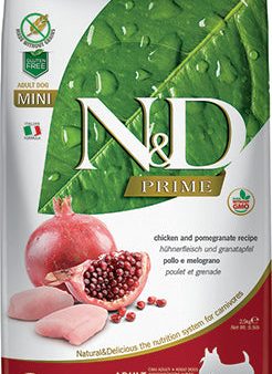 Farmina N&D Prime Grain Free Dog Dry Food Chicken & Pomegranate Adult Mini Online Sale