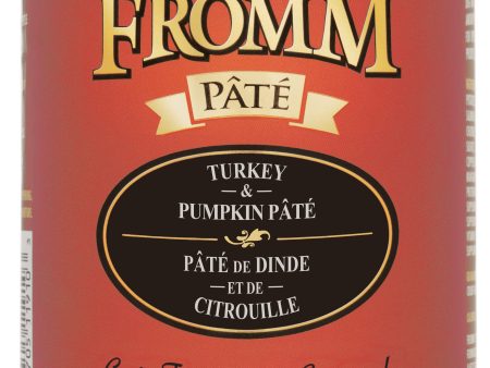 Fromm Grain Free Dog Can Food, Pate Turkey & Pumpkin Supply