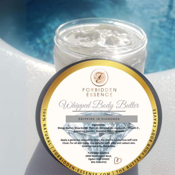 Whipped Body Butter Dripping in Diamonds For Sale