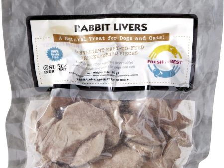 Fresh is Best Freeze Dried Treats, Rabbit Liver Bites 3oz Cheap