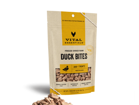 Vital Essentials Dog Treats Duck Bites Fashion