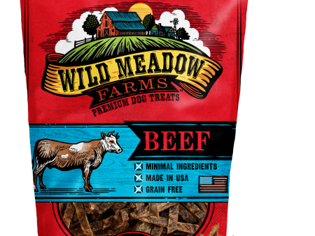 Wild Meadow Farms Dog Jerky Treats Beef Minis, 4oz Online Sale