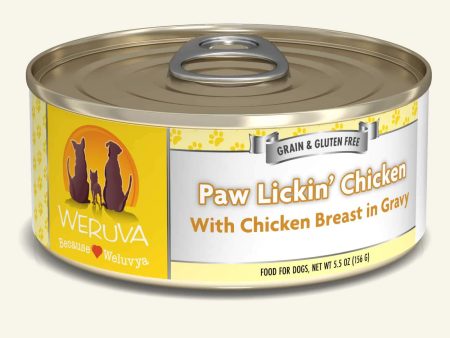 Weruva Grain Free Dog Can Food Paw Lickin Chicken Hot on Sale