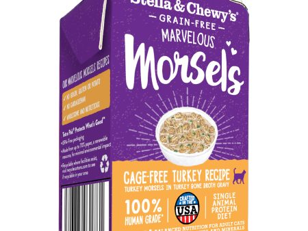 Stella & Chewy s Marvelous Morsels Cat Wet Food Cage-Free Turkey Online now