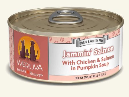 Weruva Grain Free Dog Can Food Jammin  Salmon For Discount