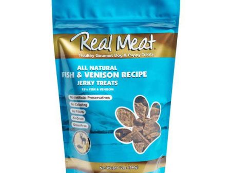 The Real Meat Company Dog Treats Fish & Venison, 12oz Hot on Sale