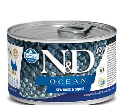 Farmina N&D Ocean Grain Free Dog Can Food Sea Bass & Squid For Sale