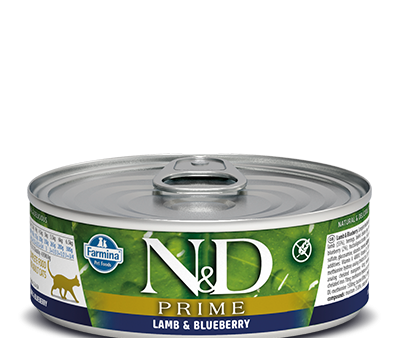 Farmina N&D Prime Grain Free Cat Can Food Lamb & Blueberry Discount