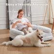 2-in-1 Calming Giant Dog Bed & Sofa for Pets & Humans Sale