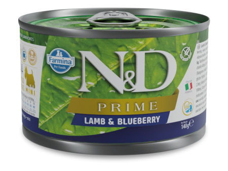 Farmina N&D Prime Grain Free Dog Can Food Lamb & Blueberry Online Sale