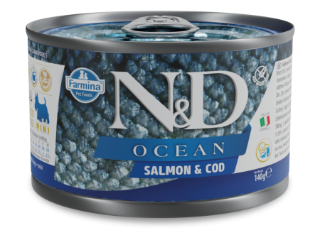 Farmina N&D Ocean Grain Free Dog Can Food Salmon & Codfish Online now