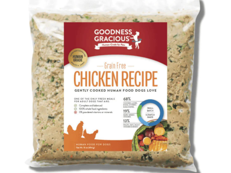 Goodness Gracious Gently Cooked Dog Food Chicken Supply