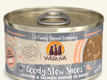 Weruva Stew Grain Free Cat Can Food Goody Stew Shoe Chicken & Salmon Discount