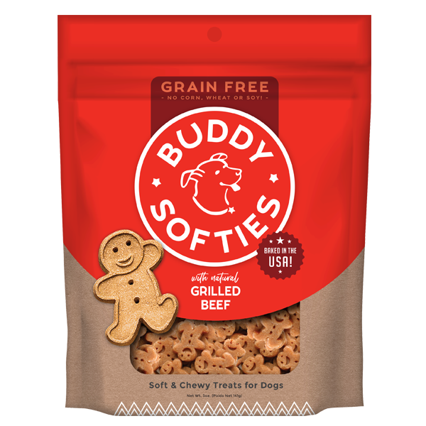 Buddy Biscuit Soft & Chewy Dog Grain Free Treats Beef Online Sale