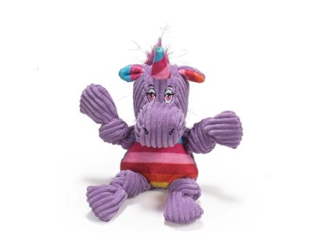 HuggleHounds Knottie Rainbow Unicorn Wee Dog Toy Hot on Sale