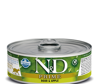 Farmina N&D Prime Grain Free Cat Can Food Boar & Apple Fashion