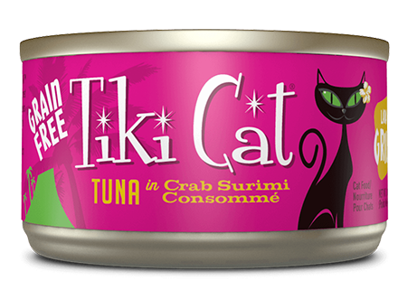 Tiki Cat Grain Free Grill Cat Can Food Lanai (Tuna in Crab Surimi Consomme) Online now