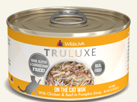 Weruva Truluxe Grain Free Cat Can Food On the Cat Wok For Sale