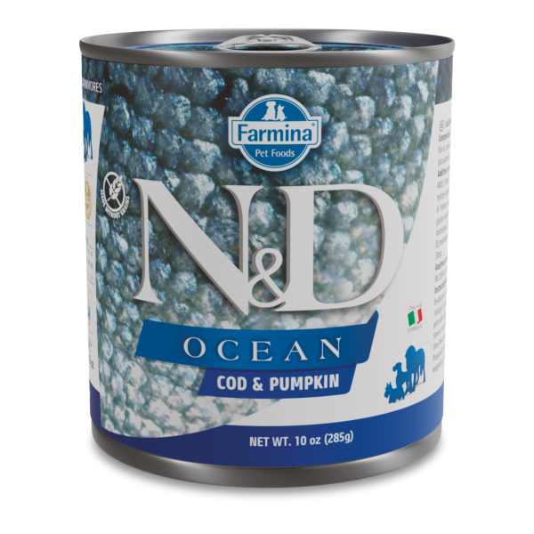 Farmina N&D Ocean Grain Free Dog Can Food Codfish & Pumpkin Online now