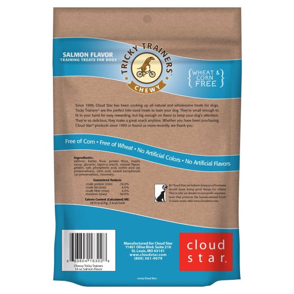 Cloud Star Tricky Trainers Chewy Dog Treats Salmon Discount