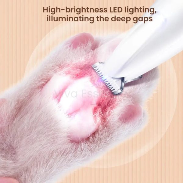 HydroGuard Waterproof Paw Groomer with LED Precision For Cheap