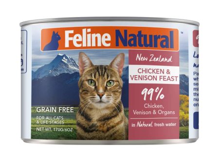 Feline Natural Grain Free Cat Can Food Chicken & Venison Supply