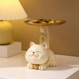 Charming Lucky Cat Resin Key Holder Tray - Home Decoration and Gift Online