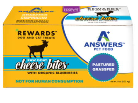 Answers Rewards Frozen Raw Fermented Goat Milk Cheese Treats with Blueberry Online Sale