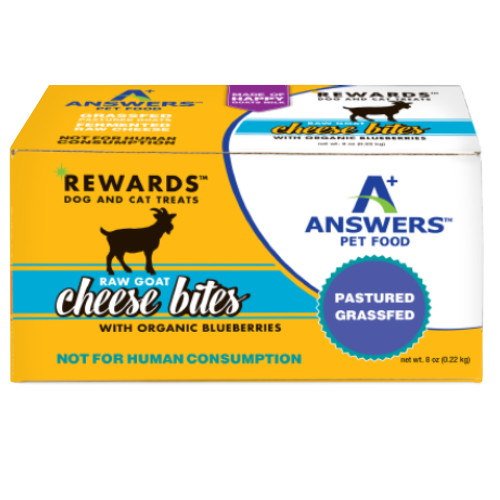 Answers Rewards Frozen Raw Fermented Goat Milk Cheese Treats with Blueberry Online Sale