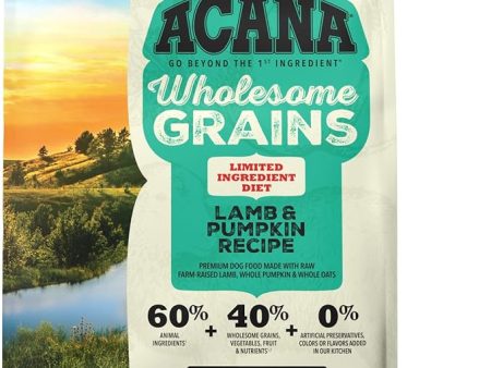 Acana Singles Wholesome Grains Dog Dry Food Lamb & Pumpkin on Sale