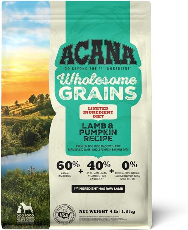 Acana Singles Wholesome Grains Dog Dry Food Lamb & Pumpkin on Sale