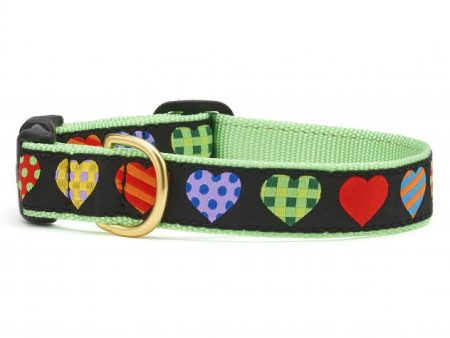 Up Country Dog Collar Colorful Hearts Online Sale