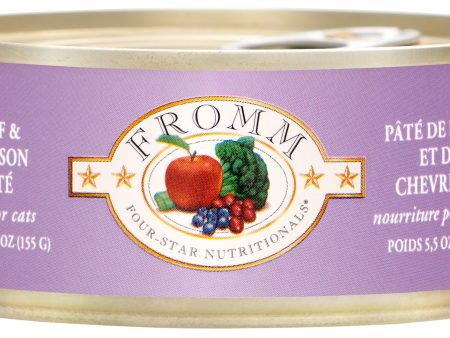 Fromm Four Star Grain Free Cat Can Food, Pate Beef & Venison Fashion