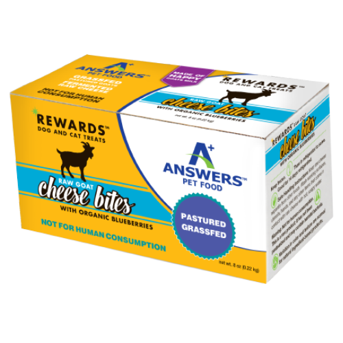 Answers Rewards Frozen Raw Fermented Goat Milk Cheese Treats with Blueberry Online Sale