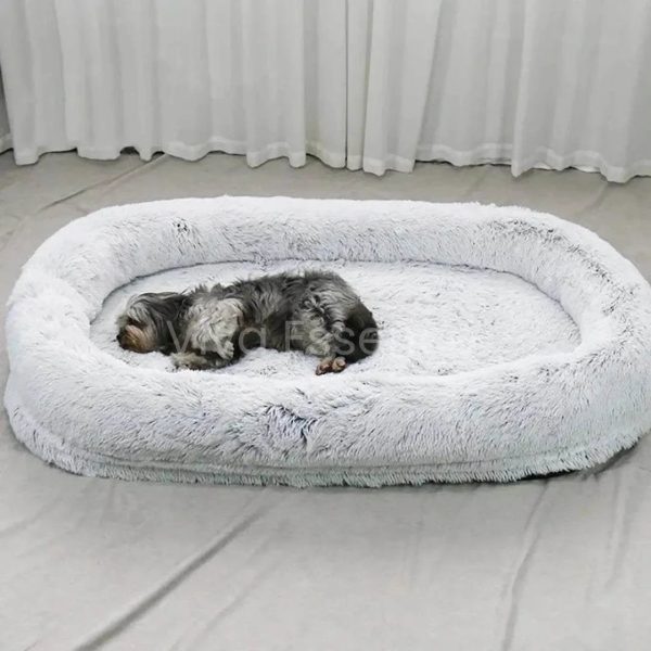 Cozy Oversized Pet Bed for Dogs & Humans - Calming, Washable Online Hot Sale