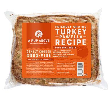 A Pup Above Dog Frozen Gently Cooked Food Turkey Pawella 12lb Online now